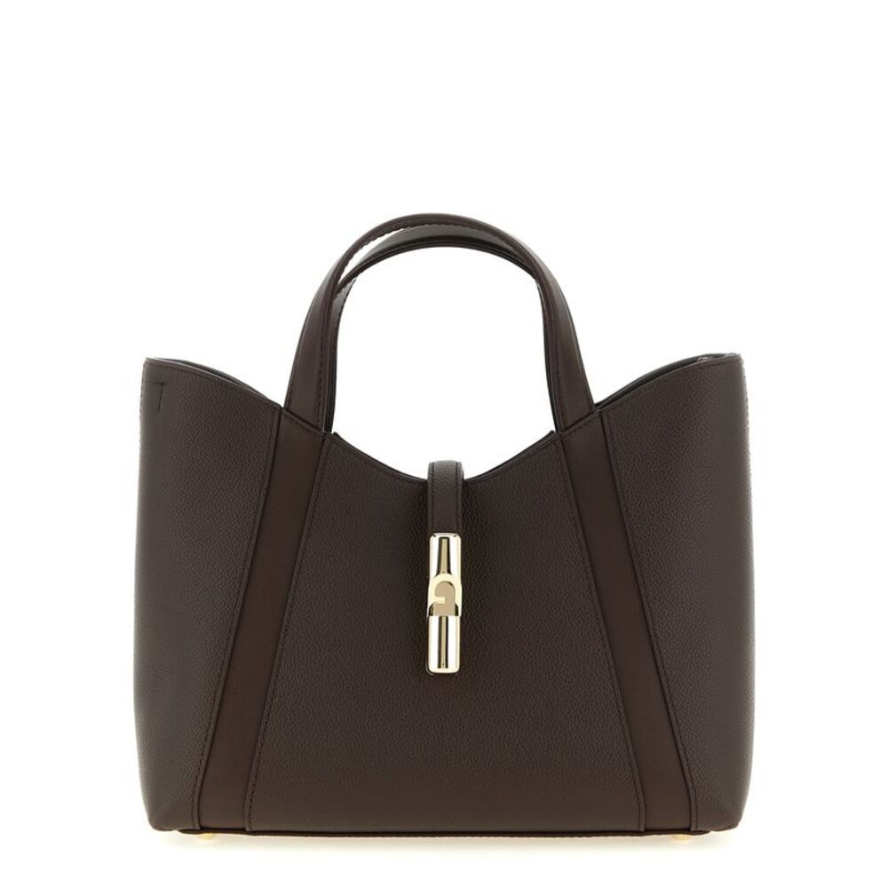 Furla Brown Calfskin Tote Women's Bag